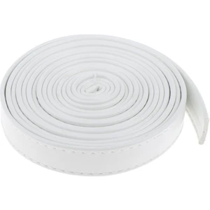 3 Metre Dıy Pu Deri Deri Kordon Deri Kordon Deri Kayış Düz 2 cm Genişlik Beyaz (Yurt Dışından)