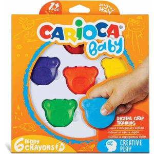 Teddy Bebek Crayons 6lı