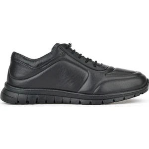 Ziya, Kadın Hakiki Deri Sneaker 131992 SP200 Siyah