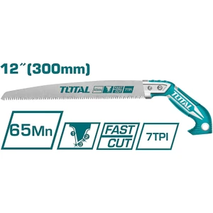 Total THT51130026 Budama Testeresi 300 mm Bağ Dal El Testeresi Plastik Saplı