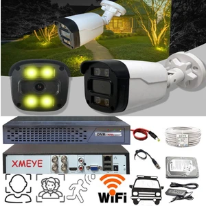 2 Kameralı Araç Yüz ve İnsan Tanımalı Hareket Algılayan 5 Mp Lens 1080P Gece Renkli Gösteren Plastik Kasa Güvenlik Kamerası Seti BS504W