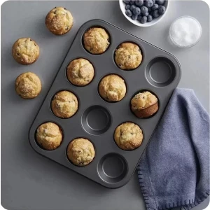 12'li Kapsül Muffin Kalıbı Kek Kurabiye Cupcake Fırın Muffin Kalıbı