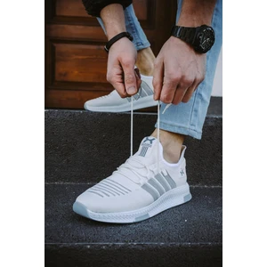 Cbm 4025 Şeritli Hafif Günlük Yürüyüş Koşu Fileli Erkek Sneaker