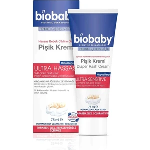 Biobaby Bebek Pişik Kremi %40 Çinko 75 ml