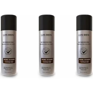 Luis Bien 3 Adet Hair Fiber Dolgunlaştırıcı Saç Spreyi Koyu Kahve - 3 x 100 ml