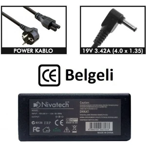 BC966 Asus 19V 3,42A (4,0*1,35MM) Notebook Adaptör