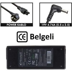 BC962 Standart 19V 4,74A (5,5*2,5mm) Notebook Adaptör