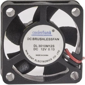 30X30X10MM 12V 0.13A Fan 2 Kablolu