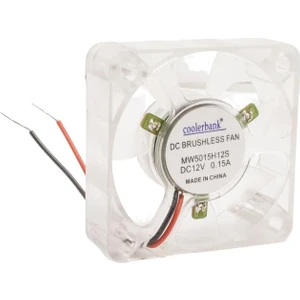 50X50X15MM 12V 0.15A Fan 2 Kablolu - Işıklı