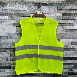 Reflektörlü Işçi Tipi Ikaz Yeleği (Neon Sarı) 12 Adet