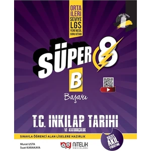 Nitelik Yayınları 8. Sınıf LGS Yeni Nesil Süper T.C. İnkılap Tarihi ve Atatürkçülük Soru Bankası