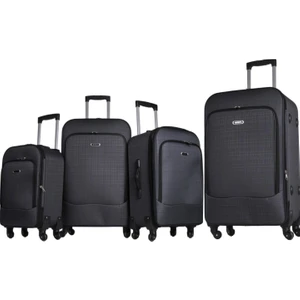 4'lü Körüklü Kumaş Valiz Seti (Kabin+Orta+Büyük+Battal Boy)