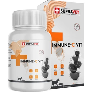 Immune C Kedi ve Köpekler Için  Tablet + Yavru Köpekler Için Vitamin Malt Macun 30 gr