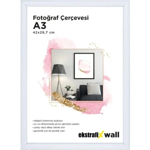 Tekin Özalit Beyaz Fotoğraf Çerçevesi A3