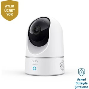 Eufy Security 360 Derece Dönebilen Kızılötesi Gece Görüşlü IP Kamera - 2K HD Çözünürlük - Apple HomeKit Uyumlu -T8410 (Anker Türkiye Garantili)
