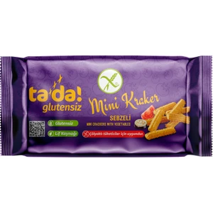 Glutensiz Sebzeli Mini Kraker 85 gr