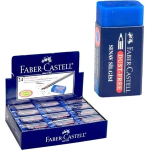 Faber-Castell 24'lü Sınav Silgisi Mavi