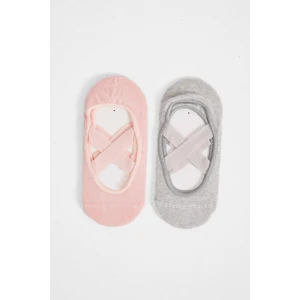 Katia & Bony  2'li Paket Asta Yoga Çocuk Görünmez Çorap