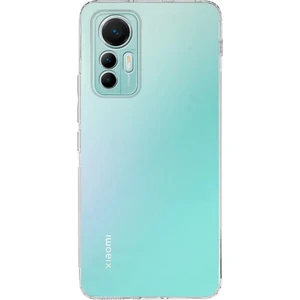 Caseworld Xiaomi Mi 12 Lite ile Uyumlu Kapak Kamera Korumalı Tıpalı Şeffaf Silikon Kılıf