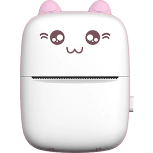 Cep Termal Yazıcı Mini Yazıcı Resim Memo 57X30MM Kağıt Pembe (Yurt Dışından)