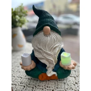 Meditasyon, Yoga Yapan Cüce, Gnome, Sakallı Cüce, Hediyelik, Heykel, Biblo