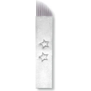 5 Adet 14CF Metal Microblading Iğnesi Mikroblading Bıçağı