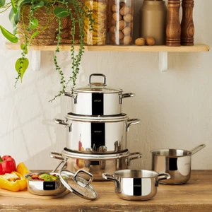 Cocinero 10 Parça Çelik Çeyiz Seti
