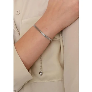 La Fide Çelik Italyan Zincir Kadın Çelik Bileklik