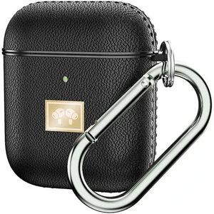 Airpods Uyumlu Kılıf Deri Görünümlü Wlons Askılı Koruma Kılıfı