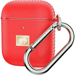 Airpods Uyumlu Kılıf Deri Görünümlü Wlons Askılı Koruma Kılıfı