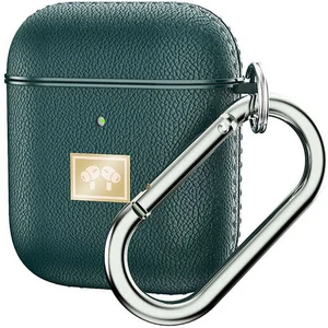 Airpods Uyumlu Kılıf Deri Görünümlü Wlons Askılı Koruma Kılıfı