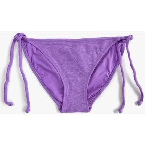 Basic Bikini Altı Dokulu Yanları Bağlama Detaylı