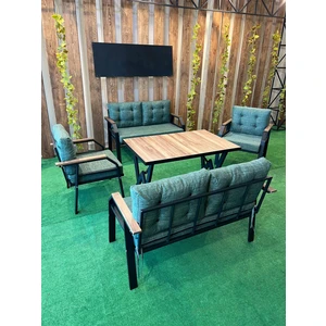Ufuk Home Kavacık 2+2+1+1+Masa Bahçe Mobilyası, Balkon Mobilyası, Bahçe Masa Takımı, Bahçe Takımı