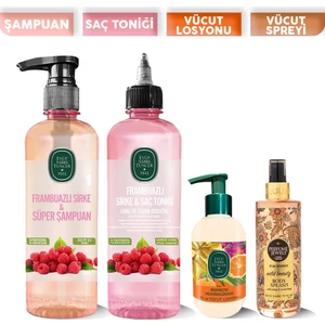 Eyüp Sabri Tuncer Frambuazlı Set, Bodrum Mandalinası Losyon ve Vücut Spreyi