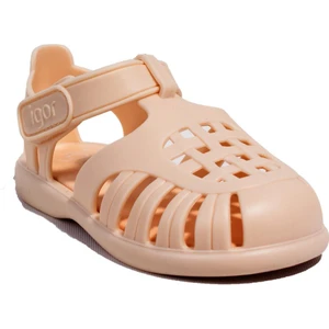 S10271 Tobby Solid Bej Ortopedik Günlük Kız Çocuk Sandalet