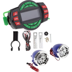 Motosiklet Mp3 Sd USB Fm Stereo Amplifikatör Ses Sistemi Scooter Atv Bluetooth (Yurt Dışından)