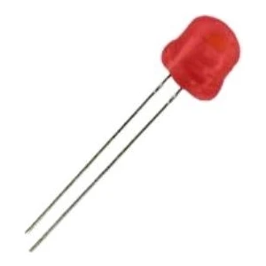 4.8mm Kırmızı Mantar LED Paketi - 10 Adet