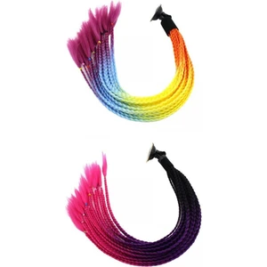 2pcs 55PCS Saç Kask Alacak Kuyruğu Gradyan At Kuyruğu (Yurt Dışından)