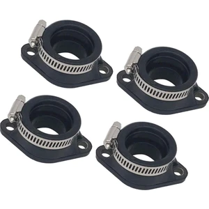 Pwk 28/30MM Karbüratör Utv 4 Parça Için 4x Evrensel Karbonhidrat Adaptörü Flanşı (Yurt Dışından)