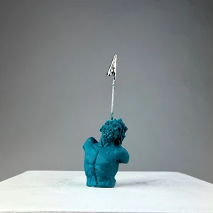 Oasis Decoration Mavi Ladin Laocoon Heykel Not Tutucu