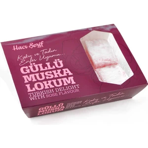 Gül Aromalı Muska Lokum (1000g)