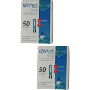 2 Kutu Smart Strip (100 Adet kaan şeekeri Ölçüm Çubuğu)