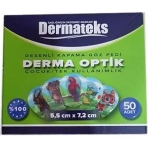 Dermateks - Göz Pedi Desenli Çocuk Dermo Optik - 5.5 cm x 7.2 cm - 10 Adet