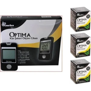 Optima Kan Sekeri Ölçüm Cihazı + 3 Kutu Strip (150 Adet)