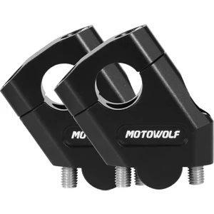 Evrensel Motosiklet Cnc Alüminyum Kolu Bar Yükseltici Dağı Adaptörü Siyah 28MM (Yurt Dışından)