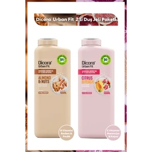 Dıcora Urban Fit Badem&fındık + Narenciye&kayısı Duş Jeli Paketi