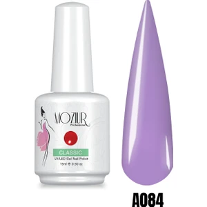 MOZIUR A084 (LİLA) Uv Led Kalıcı Oje 15 ml Ana Renkler