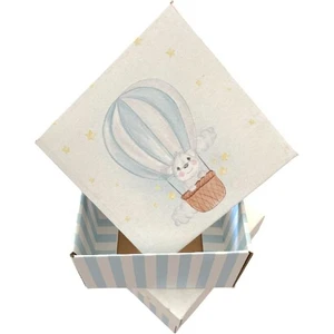 Koli Kolay Balonlu Koala Mavi Hediye Kutusu 17x17x9cm