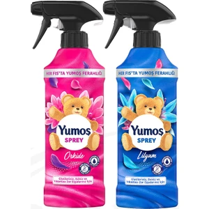 Sprey Yıkaması Zor Eşyalar Lilyum 450 ml 1 Adet + Orkide 450 ml 1 Adet + Demstar Mikrofiber Bez