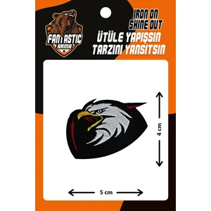 Dokuma Arma Patch Kartal Ütü ile Kolayca Yapışan Polyester 30 °C Yıkamaya Uygun